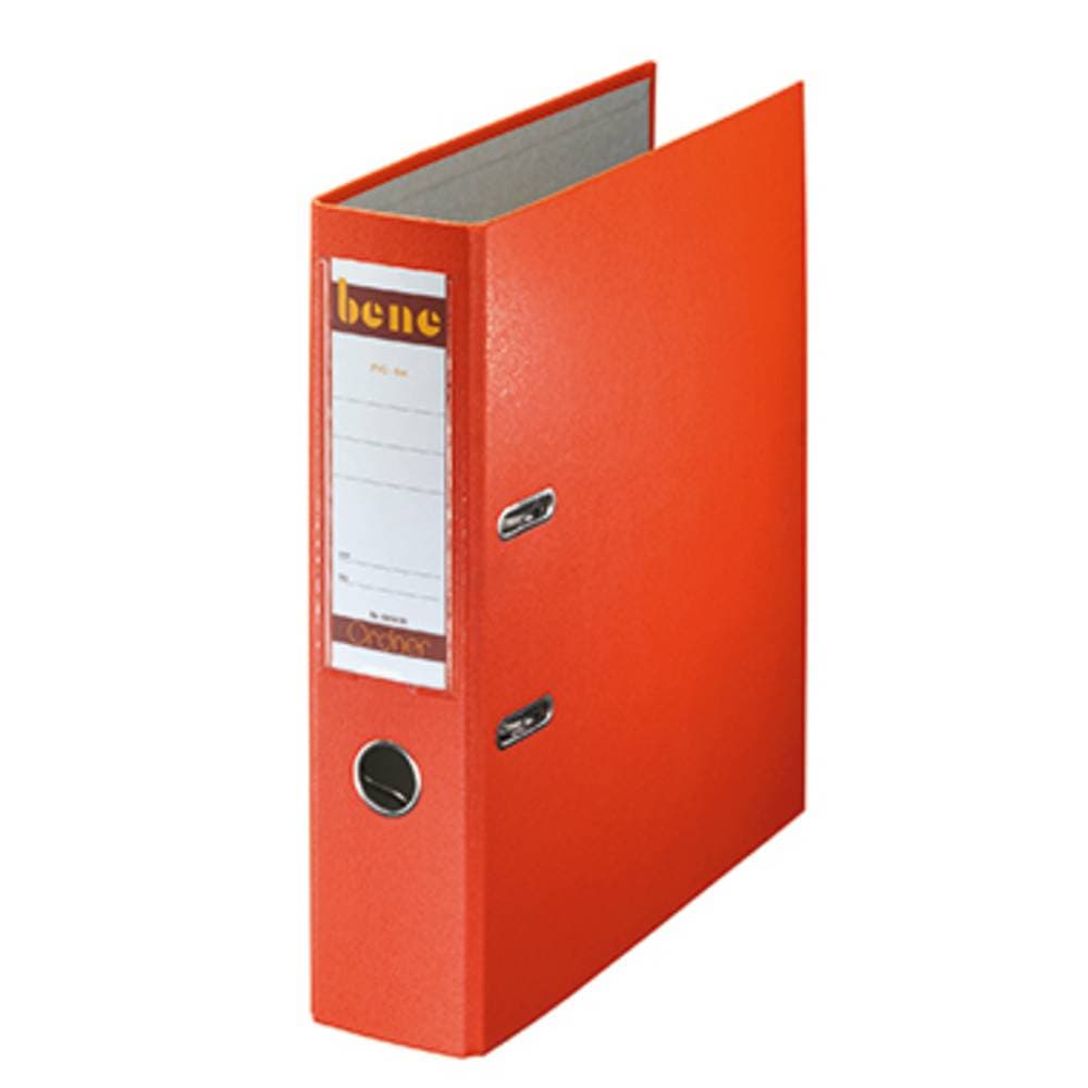 Bene Pärm Bene DIN A4 Bredd baksida: 80 mm Orange 2 byglar 291400 OR