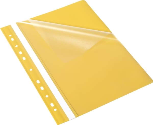 Bantex EVO perforert mappe A4 gul 25 stk.