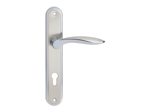 Metal-Bud Vb85c Door Handle Blanka 85Mm Cyl Sat Cp