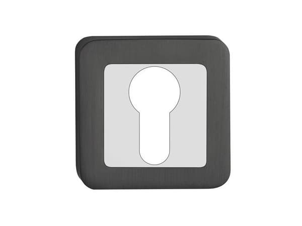 Metal-Bud Cylinder Escutcheon Trend Graphite/Chrom