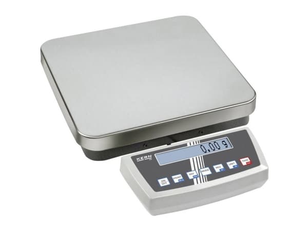 Kern DS 65K0.5 Platformvægt Vejeområde 65 kg Aflæsningsnøjagtighed 0.5 g via strømdrift, Batteridrevet Sølv