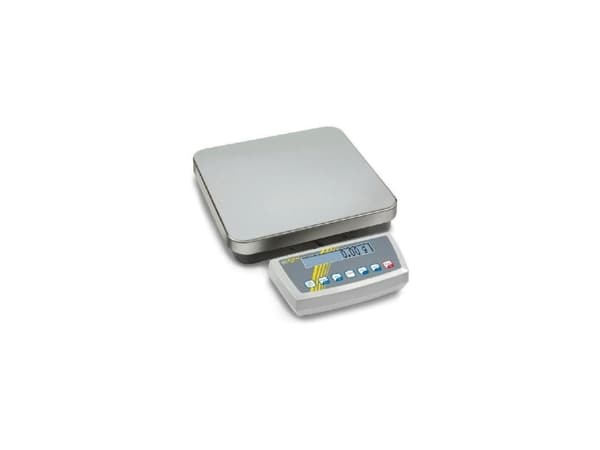 Kern DS 65K0.5 Platformvægt Vejeområde 65 kg Aflæsningsnøjagtighed 0.5 g via strømdrift, Batteridrevet Sølv