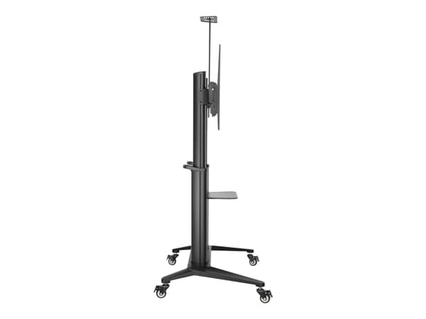 VivoLink Mobilstativ - Vogn med hjul - for LCD TV - aluminium - sort