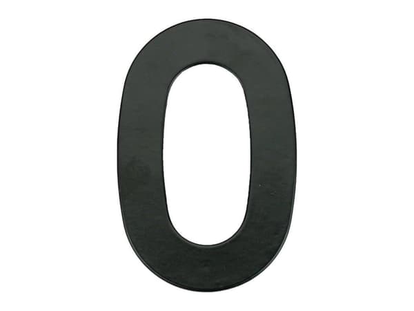 Haushalt House Number 0 Mb-0 145Mm Black