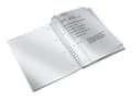 Miniatyrbilde 5 av 5: Leitz WOW - Notisbok - spiralbundet - A4 (210 x 297 mm) - 80 ark / 160 sider - linjert - 4 hull - hvit - polypropylen (PP)