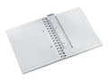 Miniatyrbilde 2 av 5: Leitz WOW - Notisbok - spiralbundet - A5 (148 x 210 mm) - 80 ark / 160 sider - linjert - 2 hull - hvit - polypropylen (PP)
