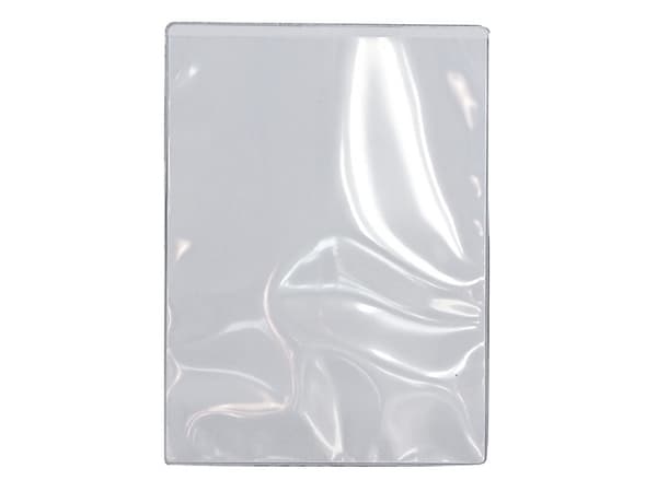 Magnetlomme 10x22cm flad t/pallereoler åben på langs 50stk/pk
