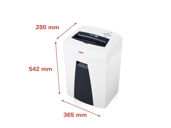 HSM SECURIO C18 - 5.8 mm, Stripemakulering, 23 cm, 5.8 mm, 25 l, 58 dB, 3240 mm/min
