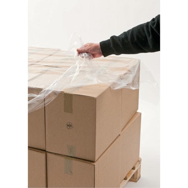 Palletopfilm, DS Smith, perforeret, 120 x 160 cm, klar, rulle a 250 ark