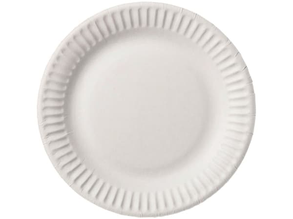 Tallerkener, BioPak, pap, Ø 18 cm, pakke a 100 stk