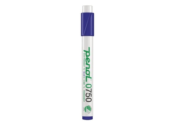 Permanent marker Penol 0750, 2-5 mm, blå