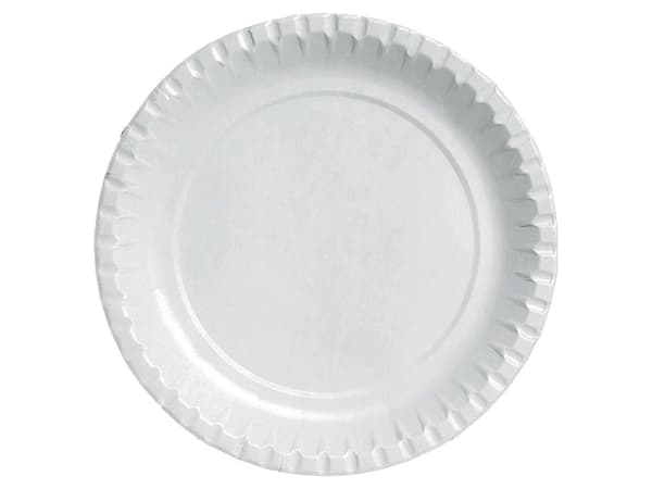 Tallerkener, BioPak, coated pap, Ø 18 cm, pakke a 100 stk