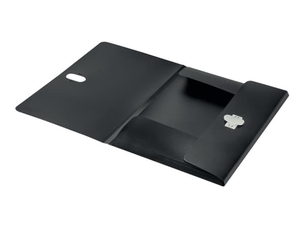 Leitz - 3-fliksmappe - for A4 (210 x 297 mm) - kapasitet: 150 ark - svart