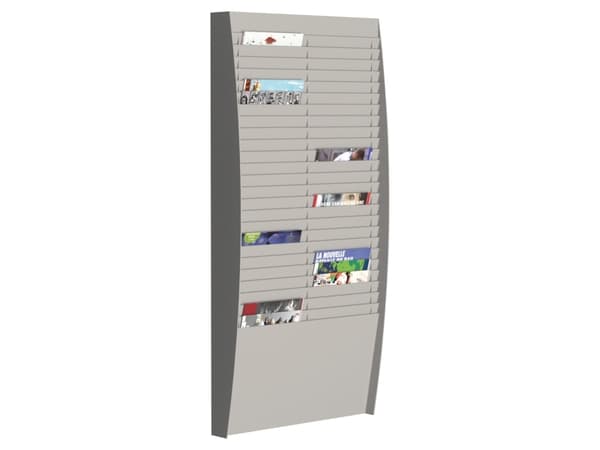 PAPERFLOW väggsorteringstavla V 50F A4V2X25.02 DIN A4 grå ( A4V2X25.02 )