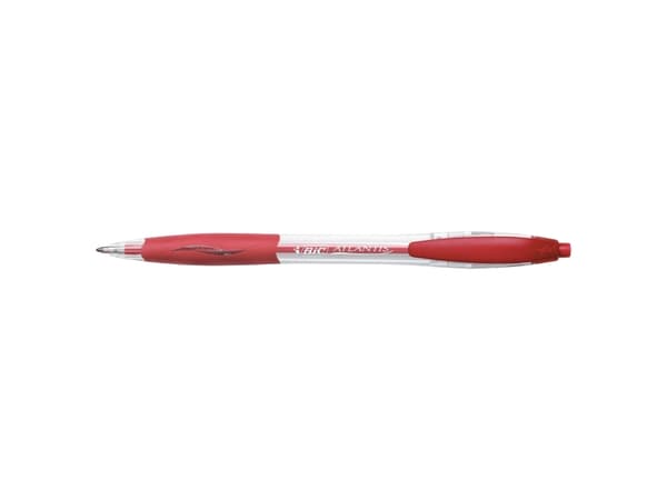 Kulspetspenna BIC Atlantis, medium, röd - (ask med 12)