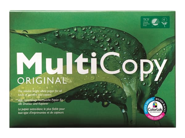 Printerpapir MultiCopy Original A4 hvid 80g - (500 ark pr. pakke x 5 pakker)