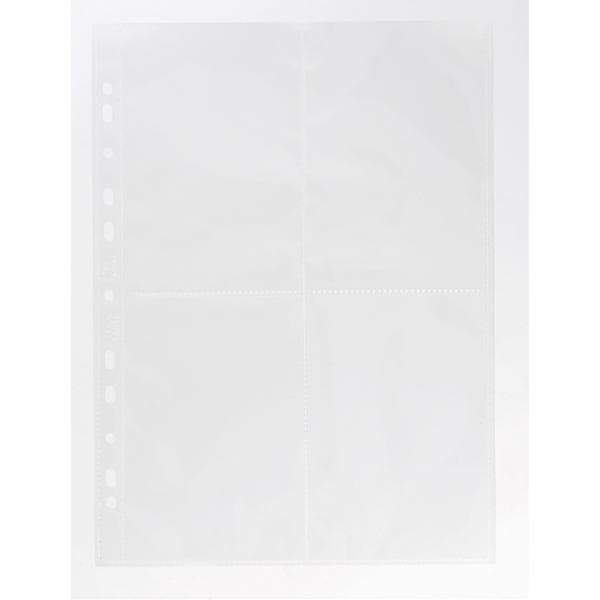 Bantex 100080935, 100 x 150 mm, Gjennomsiktig, Polypropylen (PP), Portrett, 0,8 mm, 10 stykker