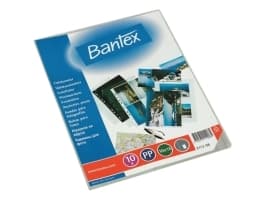 Bantex 100080935, 100 x 150 mm, Gjennomsiktig, Polypropylen (PP), Portrett, 0,8 mm, 10 stykker