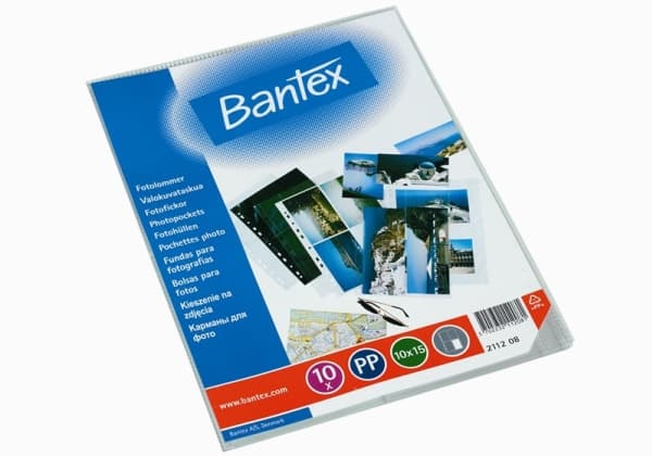 Bantex 100080935, 100 x 150 mm, Gjennomsiktig, Polypropylen (PP), Portrett, 0,8 mm, 10 stykker