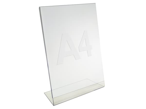 Skilteholder A4 klar