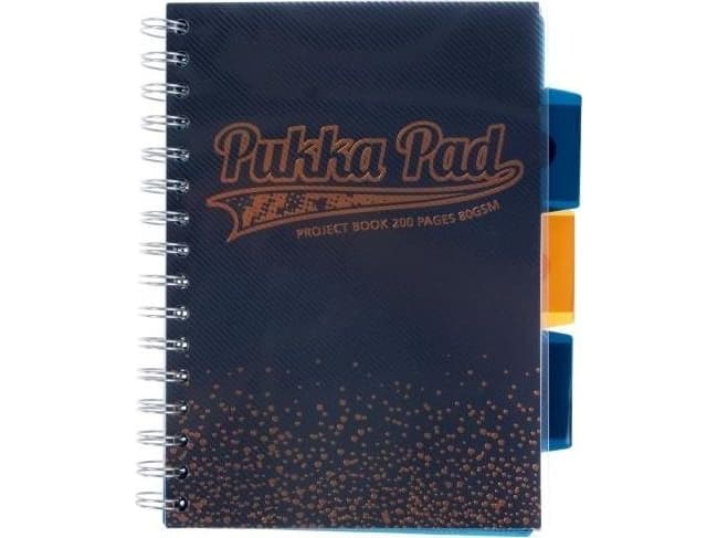 Pukka Pad Project Book Blush Navy A4/100K grille (3 pcs)
