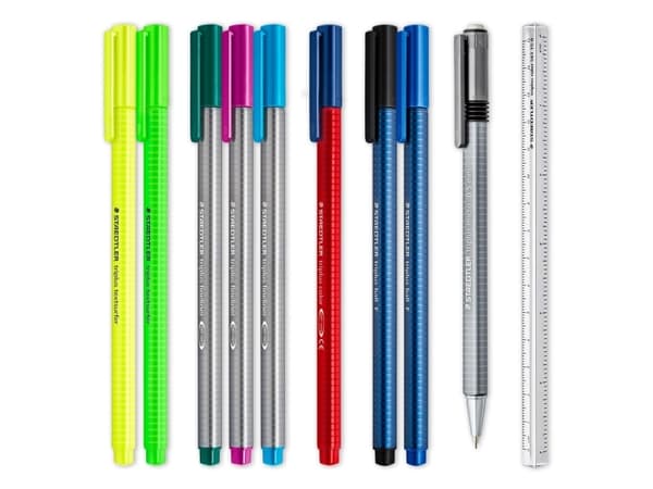 Multisæt Staedtler® Triplus Pens to Go med 10 dele