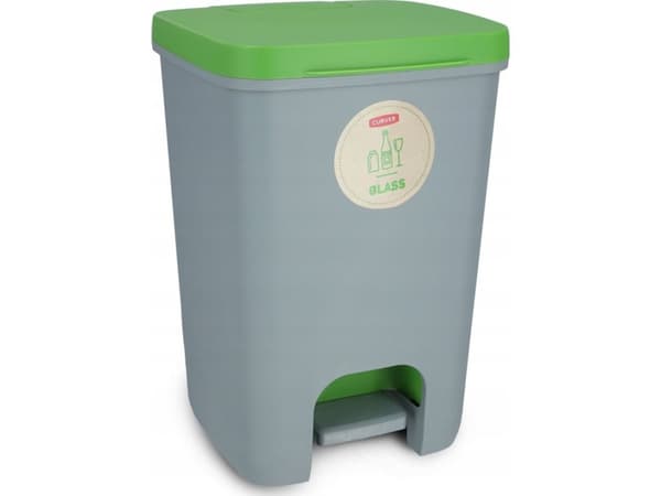 Curver / Keter CURVER ESSENTIALS AVFALLSBUNGE 20L /GRÅ/ Grønn