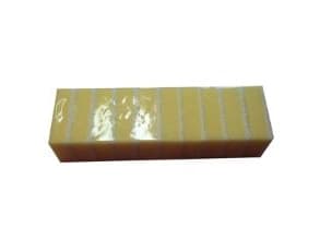 Multi Sponge Mini 9x6x3 cm med skruv sula gul/vit, 10 st/pk