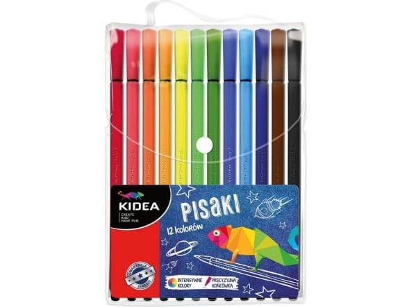 Derform Markers in a case of 12 colors