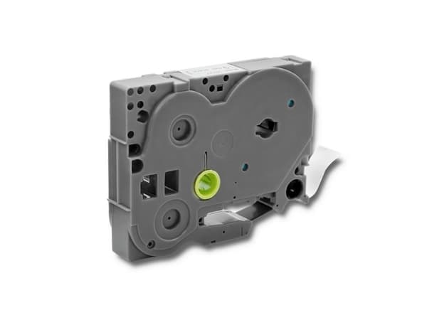 Qoltec Tape for BROTHER TZe-221 - Svart på hvitt - Rull (0,9 cm x 8 m) 1 kassett(er) laminert teip - for Brother PT-D210, D600, H110; P-Touch PT-1005