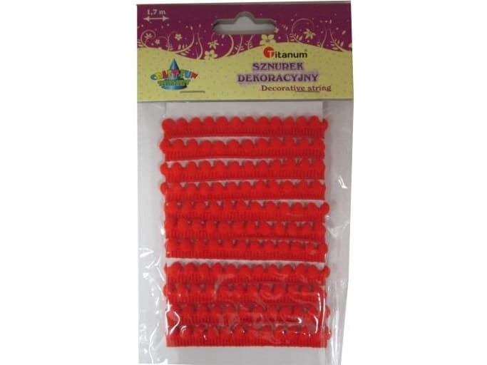 Titanum Decorative red string. 339362. - WIKR-1020043