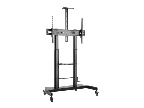 Techly ICA-TR36, 100 kg, 152,4 cm (60"), 2,54 m (100"), 1000 x 600 mm, 1270 - 1570 mm, -10 - 5°