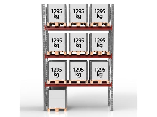 Pallereol lanseringsseksjon 3500x2750mm 3x1300kg