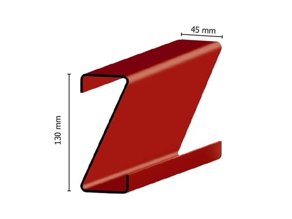 Palkki Z130 3600 mm 2630 kg 2630 kg
