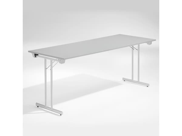 Bord Dinner, Lys grå 1800x800 mm, Alugråt understel