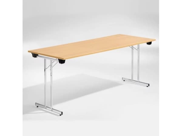 Bord Dinner, Bøk 1800x800 mm, Krom understel