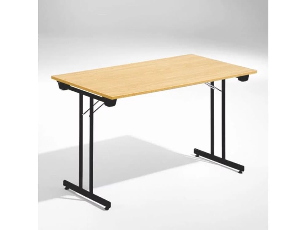 Bord Dinner, Eg 1200x800 mm, Sort understel