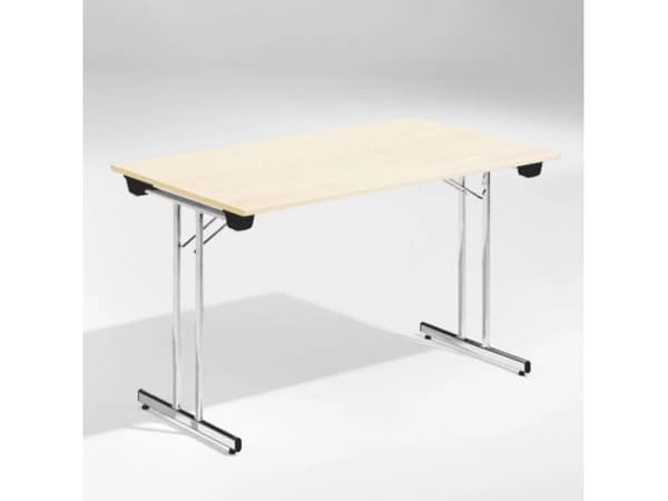 Bord Dinner, Birk 1200x800 mm, Krom understel