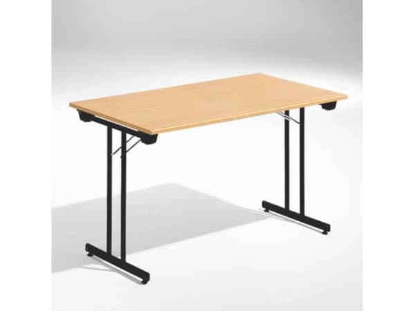 Bord Dinner, Bøk 1200x800 mm, Sort understel