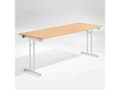 Miniatyrbilde 2 av 2: Bord Dinner, Bøk 1200x800 mm, Krom understel