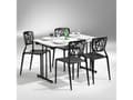 Pikkukuva 4 / 4: Bord Dinner, Kooltaan 1200x800 mm, Sort understel