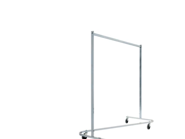 Vaateteline Zeta 1 korkeus Ø100mm pyörillä varustettuna