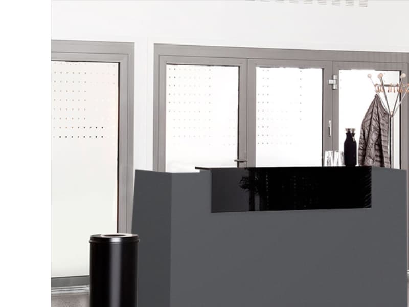 Reception DNA Antracit 1730 mm, Fast bordplade