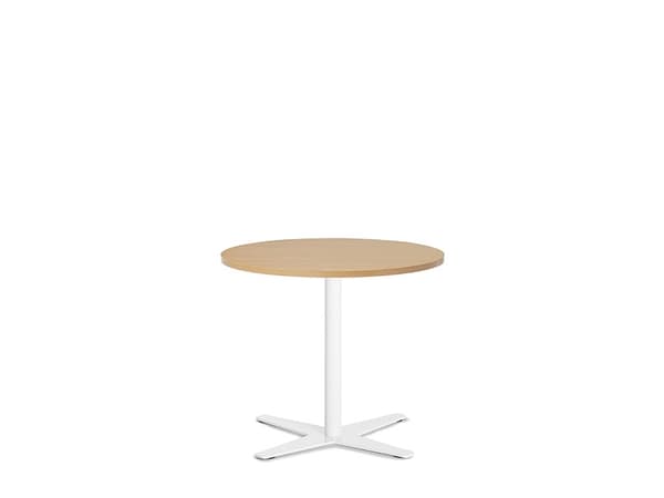 Bord Amy Ø900 mm H582 mm, Bøg laminat Alugråt understel