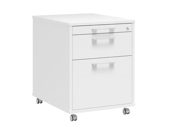 Skuffesektion DNA, 458x580x595 mm Hvid, 3 skuffer