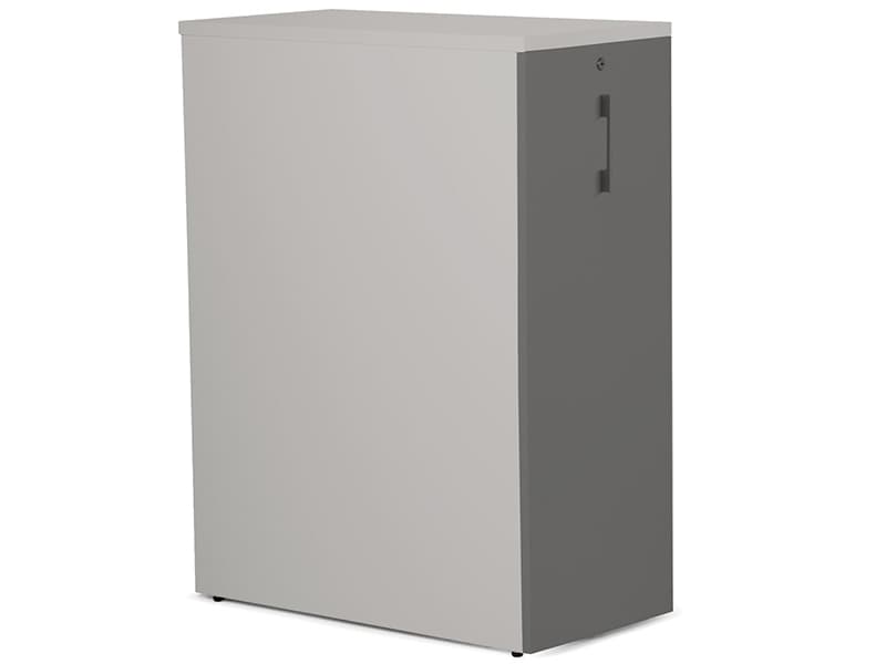 Towerskab DNA, 400x800x1050 mm Lys grå/Antracit, tosidig