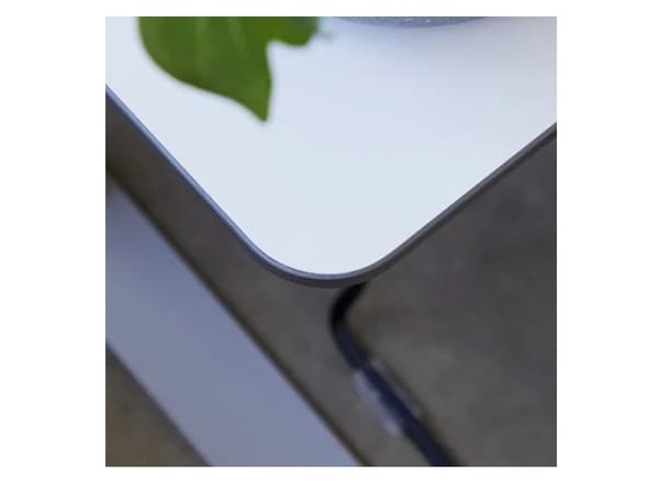 Skrivebord DNA, Lysgrå 1800x800 mm I-ben/Alugrå