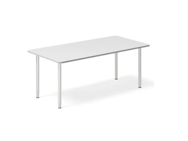 Skrivebord DNA, Lysgrå 1800x800 mm I-ben/Alugrå