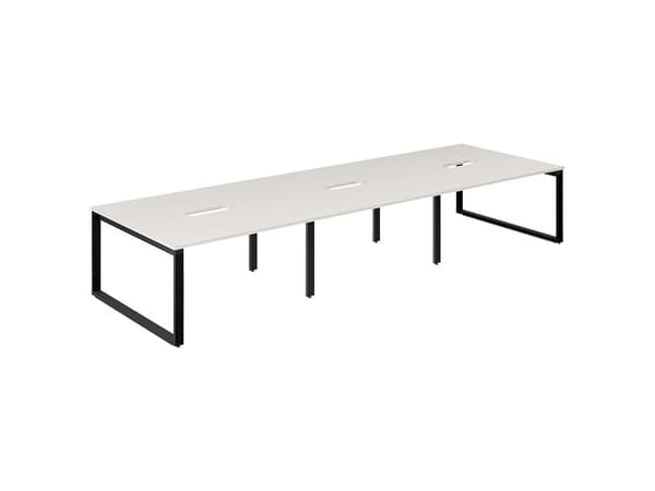 Työ-/ toimistopöytä DNWS S 2x1400x700mm Valkoinen/RAL9005