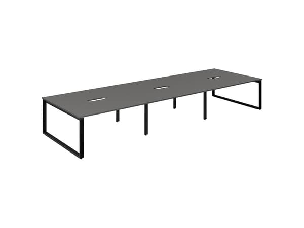 Työpöytä/ohjauspöytä DNWS S 2x1600x800mm Antrasiitti/RAL9005